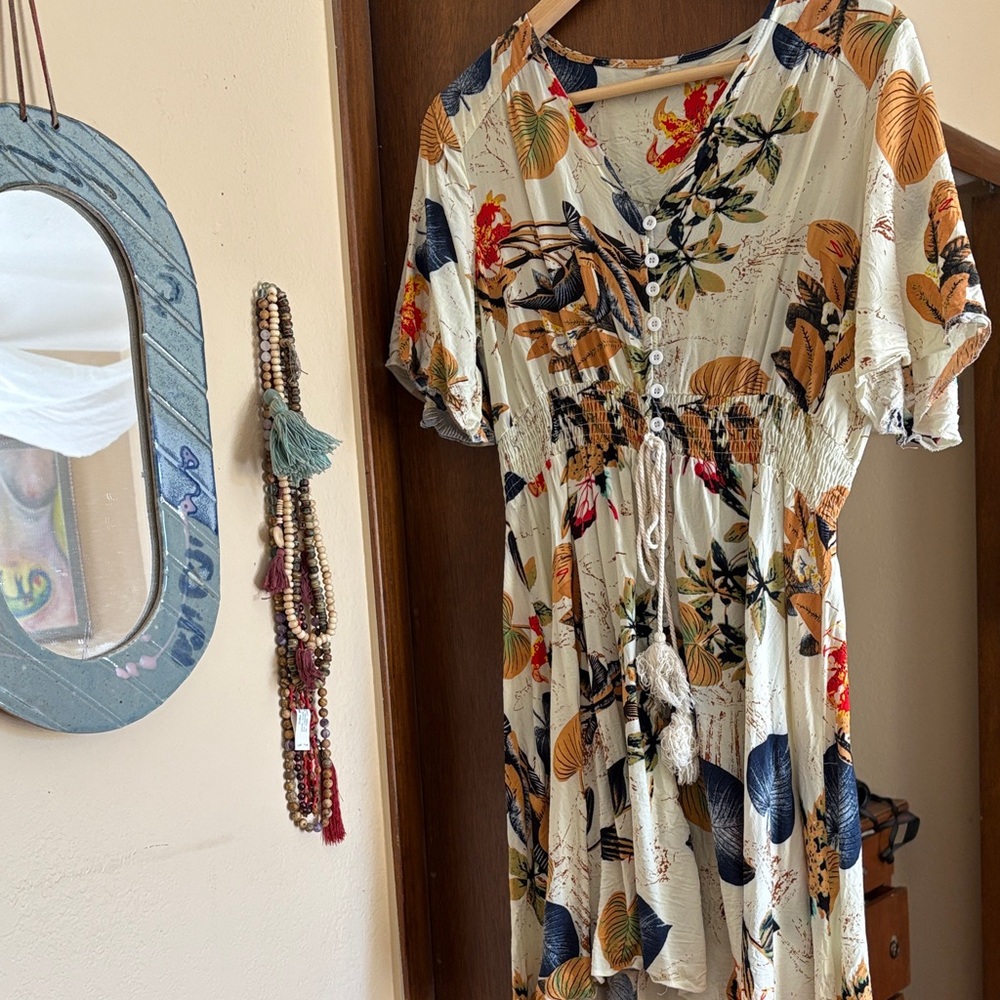 Floral Button-Down Dress